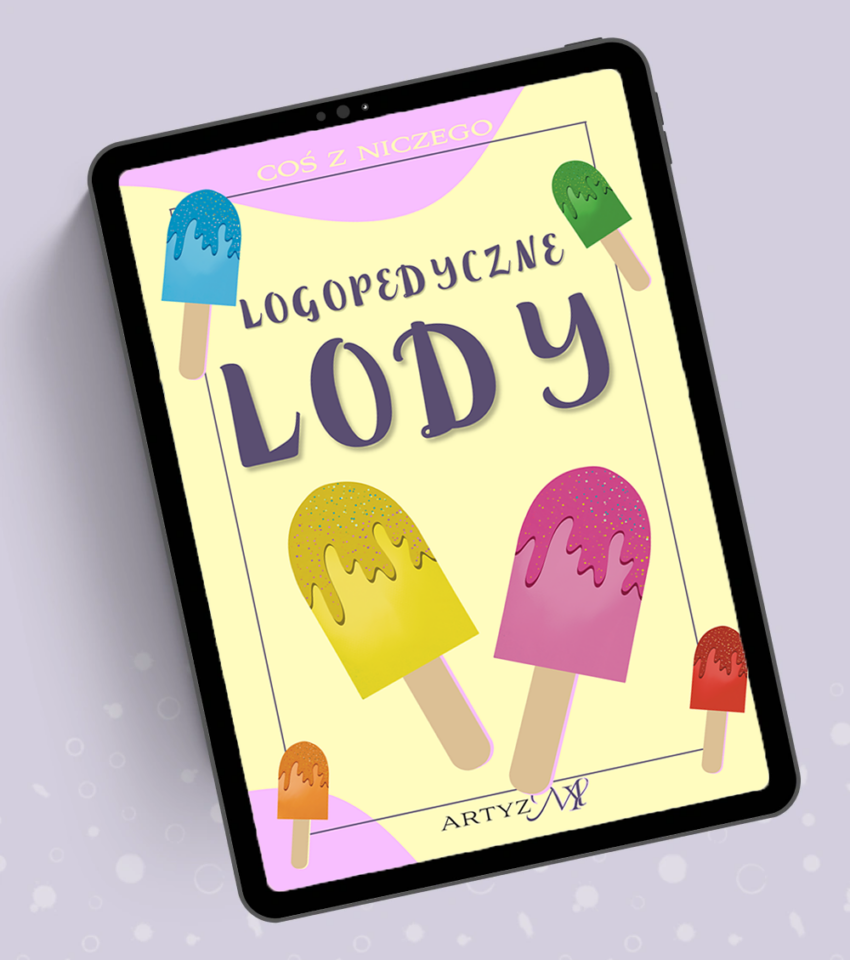 CZN LODY MOCKUP Logopedyczne lody – Coś z niczego