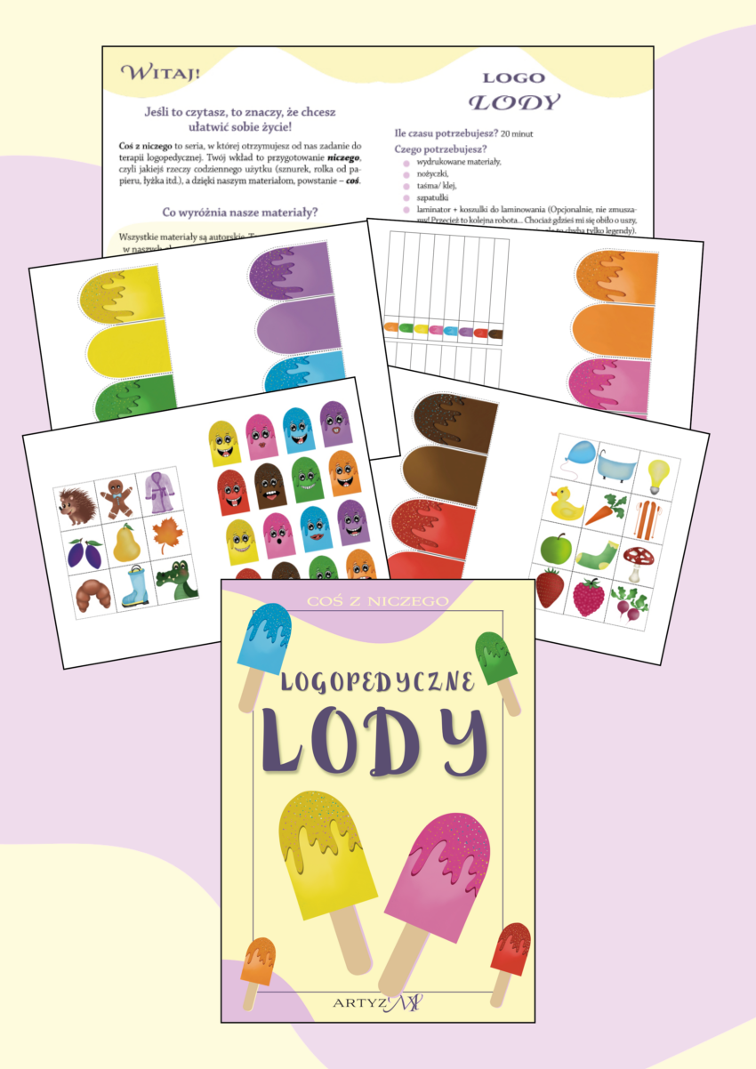 Logopedyczne lody – Coś z niczego